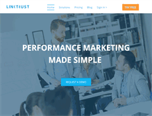 Tablet Screenshot of linktrust.com